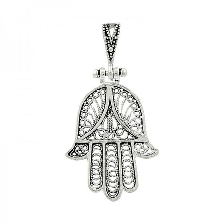 Pandantiv din Argint 925 Hamza Filigran - vivimall.ro