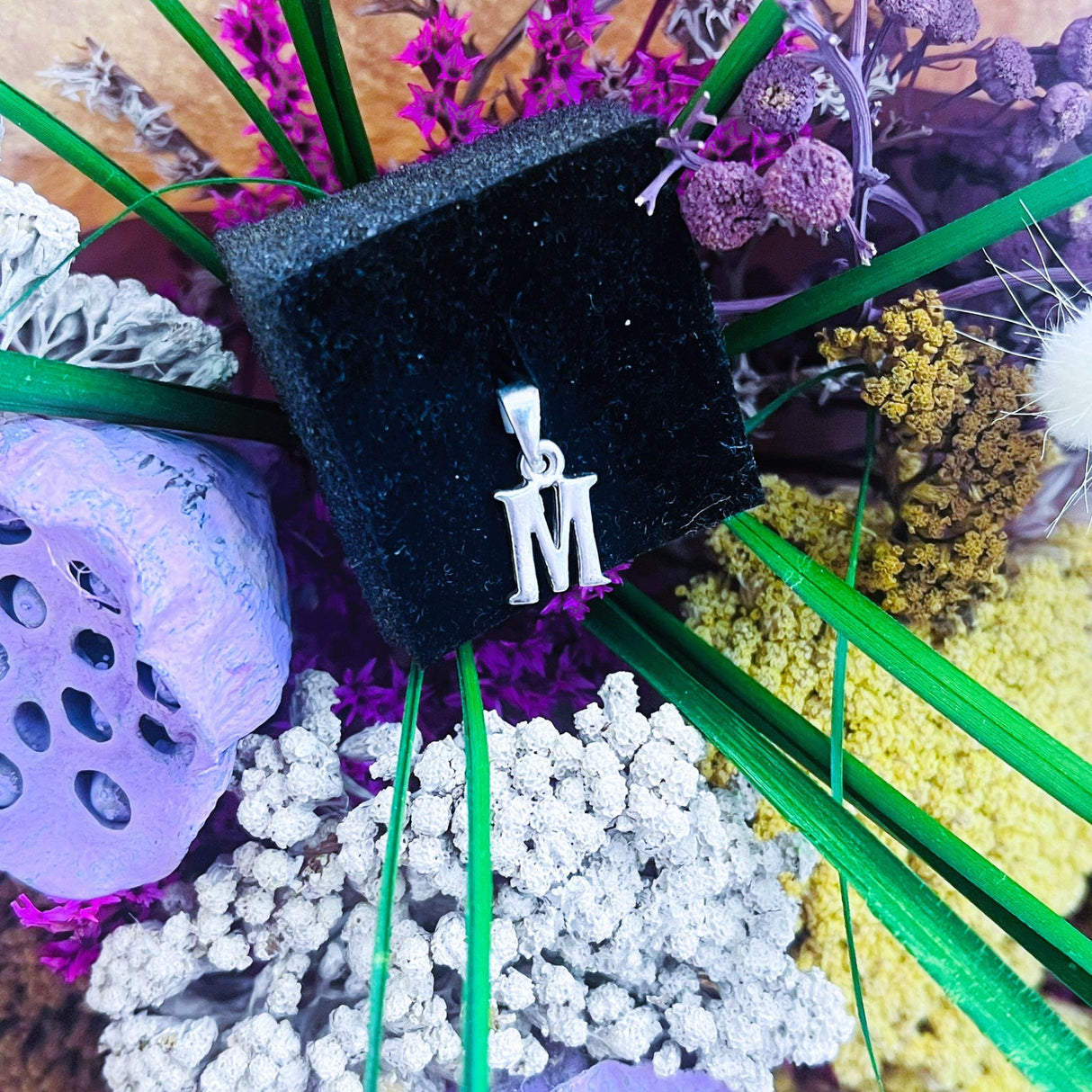 Pandantiv din Argint 925 Jolie Silver, Litera M, 18 x 9 mm, 1.4 g - vivimall.ro