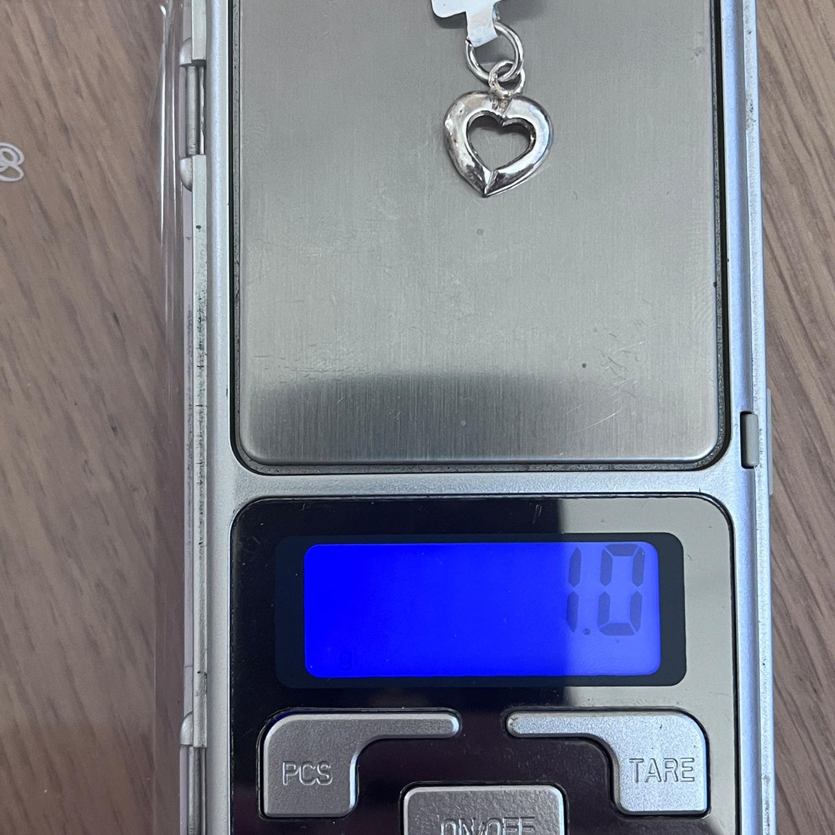 Pandantiv din Argint 925 Jolie Silver, Model Inima Contur, 18 x 12 mm, 1 g - vivimall.ro