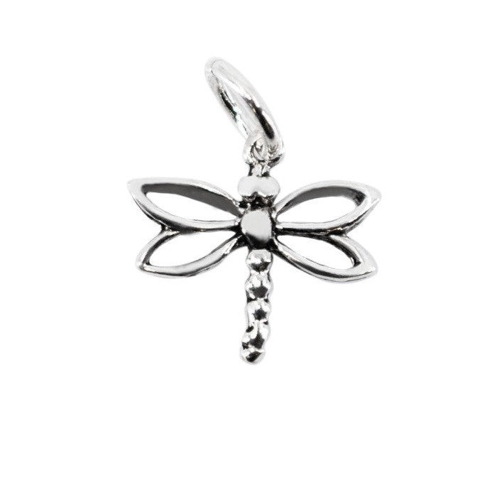 Pandantiv din Argint 925 Jolie Silver, Model Libelula, Fara Inchidere, Fara Pietre, 15 x 14 mm, 0.6 g - vivimall.ro