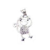 Pandantiv din Argint 925 Maimuta cu Pietre - vivimall.ro