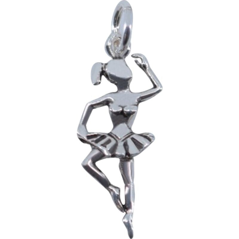 Pandantiv, Jolie Silver, Argint 925, Model Balerina, 27 x 10 mm, 1 g - vivimall.ro