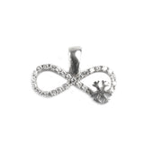 Pandantiv Infinit cu Fulg, Argint 925, 2 x 1 cm
