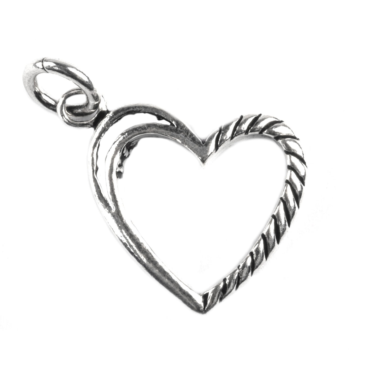 Pandantiv Inima Contur, Argint 925, 2.7 x 1.5 cm - vivimall.ro