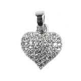 Pandantiv Inima cu Pietre, Argint 925 - vivimall.ro