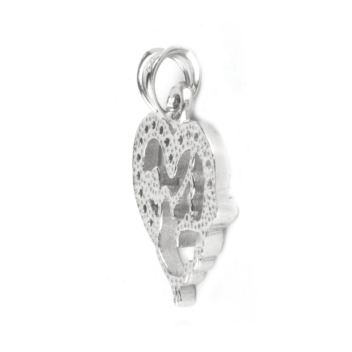 Pandantiv, Jolie Silver, Argint 925, Model Inima cu Porumbel, 20 x 15 mm, 1.5 g - vivimall.ro