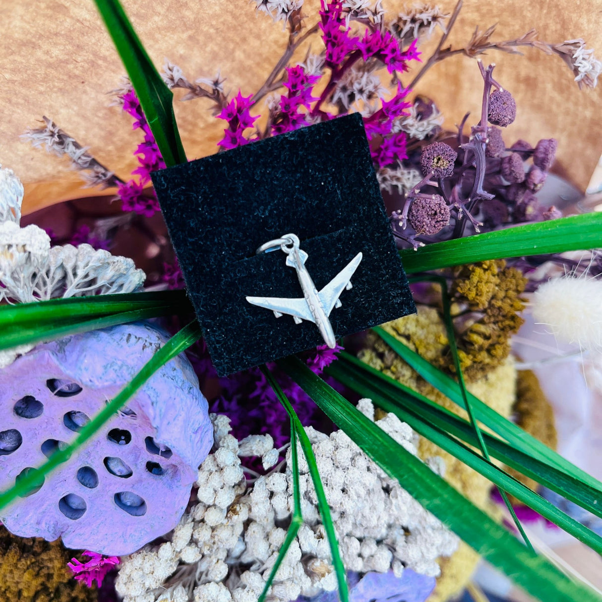 Pandantiv, Jolie Silver, Argint 925, Model Avion, 25 x 20 mm, 1.2 g - vivimall.ro