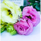 Pandantiv, Jolie Silver, Argint 925, Model Balerina cu Zirconii, 27 x 10 mm, 1.1 g - vivimall.ro