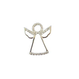 Pandantiv, Jolie Silver, Argint 925, Model Inger Contur cu Pietre, 1 g, 15x15 mm - vivimall.ro