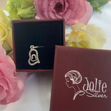 Pandantiv, Jolie Silver, Argint 925, Model Inima in Inima, 0.9 g, 18x11 mm - vivimall.ro