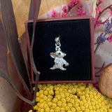 Pandantiv, Jolie Silver, Argint 925, Model Soricel cu Zirconii, 1 g, 15x10 mm - vivimall.ro