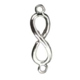 Pandantiv Metal pentru Bratara Model Infinit 5mm x 20mm - vivimall.ro
