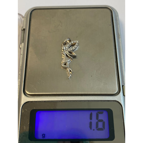 Pandantiv, Jolie Silver, Argint 925, Model Zana cu Pietre, 1.6 g, 25x10 mm - vivimall.ro