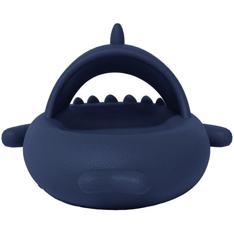 Papuci Tip Rechin, Flippy, Unisex, din Spuma EVA, Talpa Groasa Antiderapanta, Rezistenti la Uzura, Marime 36-37, Albastru Inchis - vivimall.ro