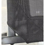 Pat pentru Animalele de Companie, Vivimall, din Plasa este Rezistent la Umiditate, Picioare de Otel, Respirabil, Marimea M 90 x 60 x 16 cm, Negru - vivimall.ro