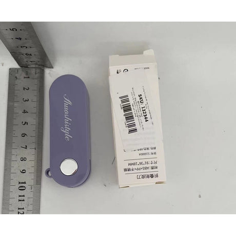 Peeler pentru Legume si Fructe, Vivimall, 3.6 x 9.1 cm, Multifunctional, Curatator Pliabil, din ABS si Otel Inoxidabil, Mov - vivimall.ro