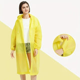 Pelerina De Ploaie, Pentru Adulti 150-180 Cm, Din Eva, Impermeabila, Rezistenta La Vant, Inchidere Cu Capse, 140 G - vivimall.ro