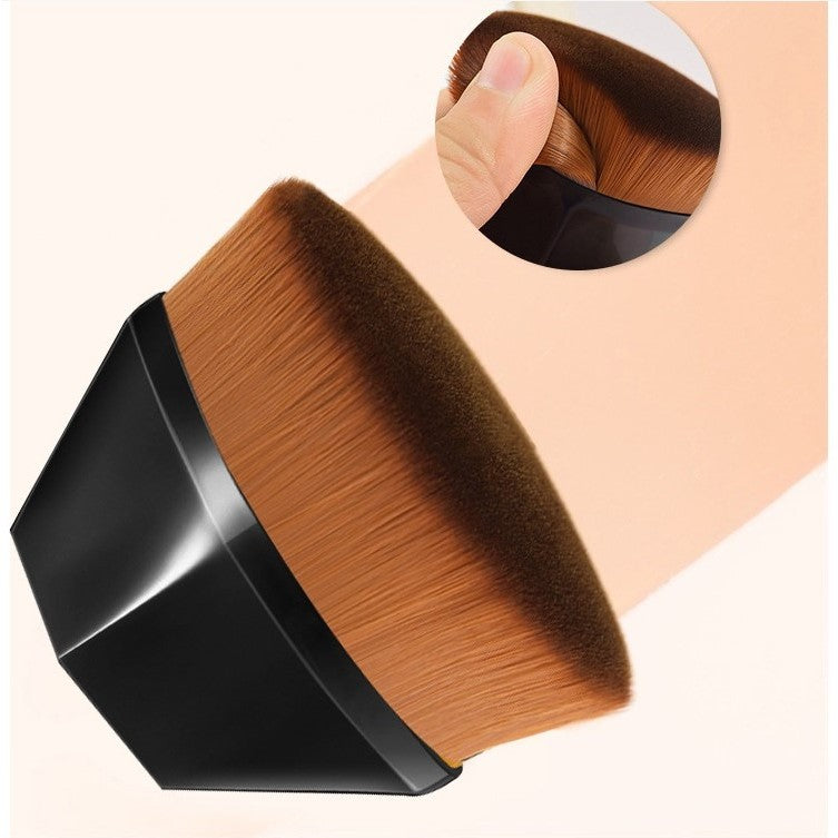 Pensula kabuki plata pentru fond de ten, Vivimall, negru - vivimall.ro