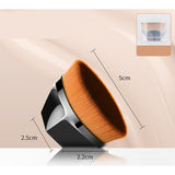 Pensula kabuki plata pentru fond de ten, Vivimall, negru - vivimall.ro