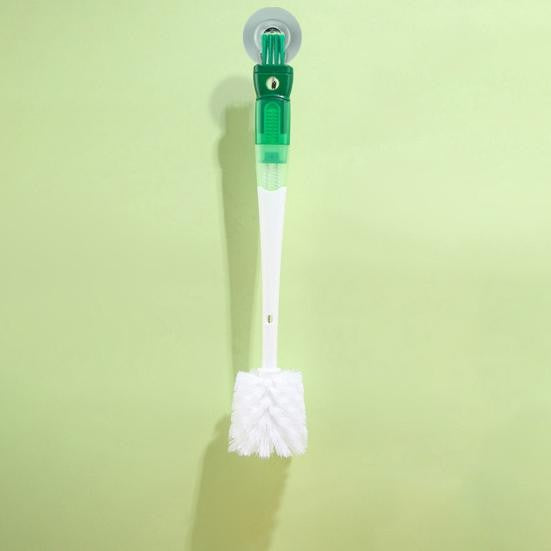 Perie 5 In 1 De Curatat Pahare, Cani, Sticle, Cu Maner Lung, Accesorii Pentru Spalarea Paielor Si Capacelor, Usor De Agatat, 36X7X7Cm, Verde-Alb - vivimall.ro