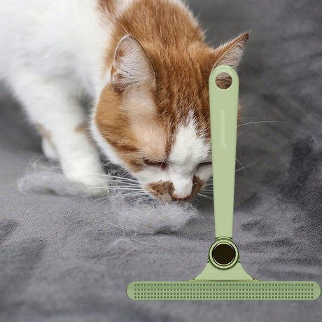 Perie De Îndepărtare A Scamelor, Pentru Haine Și Păr De Animale, Cu Două Fețe, Manual, Multifuncțional, 12x14,5 cm, Accesoriu Pentru Casă. - vivimall.ro