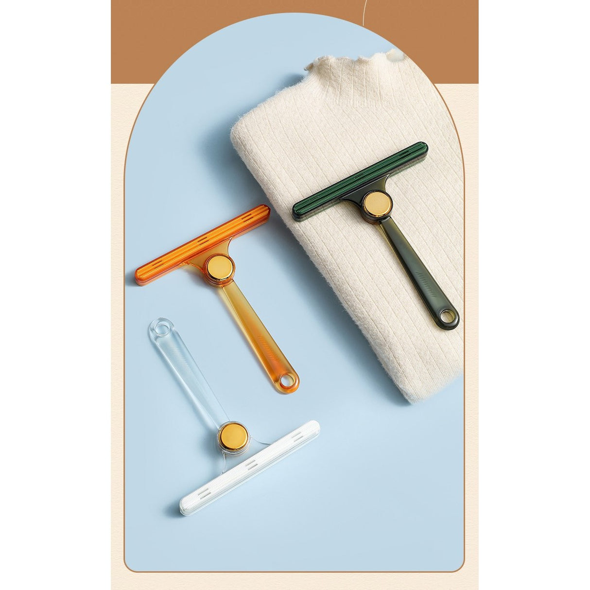 Perie De Îndepărtare A Scamelor, Pentru Haine Și Păr De Animale, Cu Două Fețe, Manual, Multifuncțional, 12x14,5 cm, Accesoriu Pentru Casă. - vivimall.ro