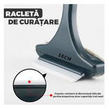 Perie de Spalat si Curatat Geamuri, Vivimall, pentru Plase si Suprafete Diverse, 46x16x5 cm, Verde Inchis-Alb - vivimall.ro