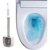 Perie De Toaleta, Cu Recipient Pentru Detergent, Din Plastic+Tpr, Montare Fara Perforare, 40 X 9 Cm - vivimall.ro