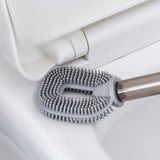 Perie De Toaleta, Cu Recipient Pentru Detergent, Din Plastic+Tpr, Montare Fara Perforare, 40 X 9 Cm - vivimall.ro