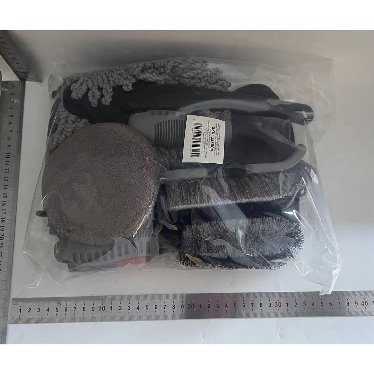 Set 9 piese spălat auto, perii și lavete microfibră | AutoCare - vivimall.ro
