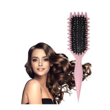 Perie Profesionala pentru Definirea Buclelor,Flippy, pentru Par Cret, Multifunctională, Roz