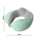 Perna De Voiaj Pentru Gat, Din Bumbac, 4 Cocoase Pentru Confort, Accesoriu De Voiaj, Birou, Masina, Sistem Prindere Capse