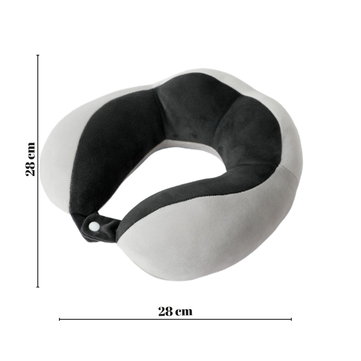 Perna De Voiaj Pentru Gat, Din Bumbac, 4 Cocoase Pentru Confort, Accesoriu De Voiaj, Birou, Masina, Sistem Prindere Capse