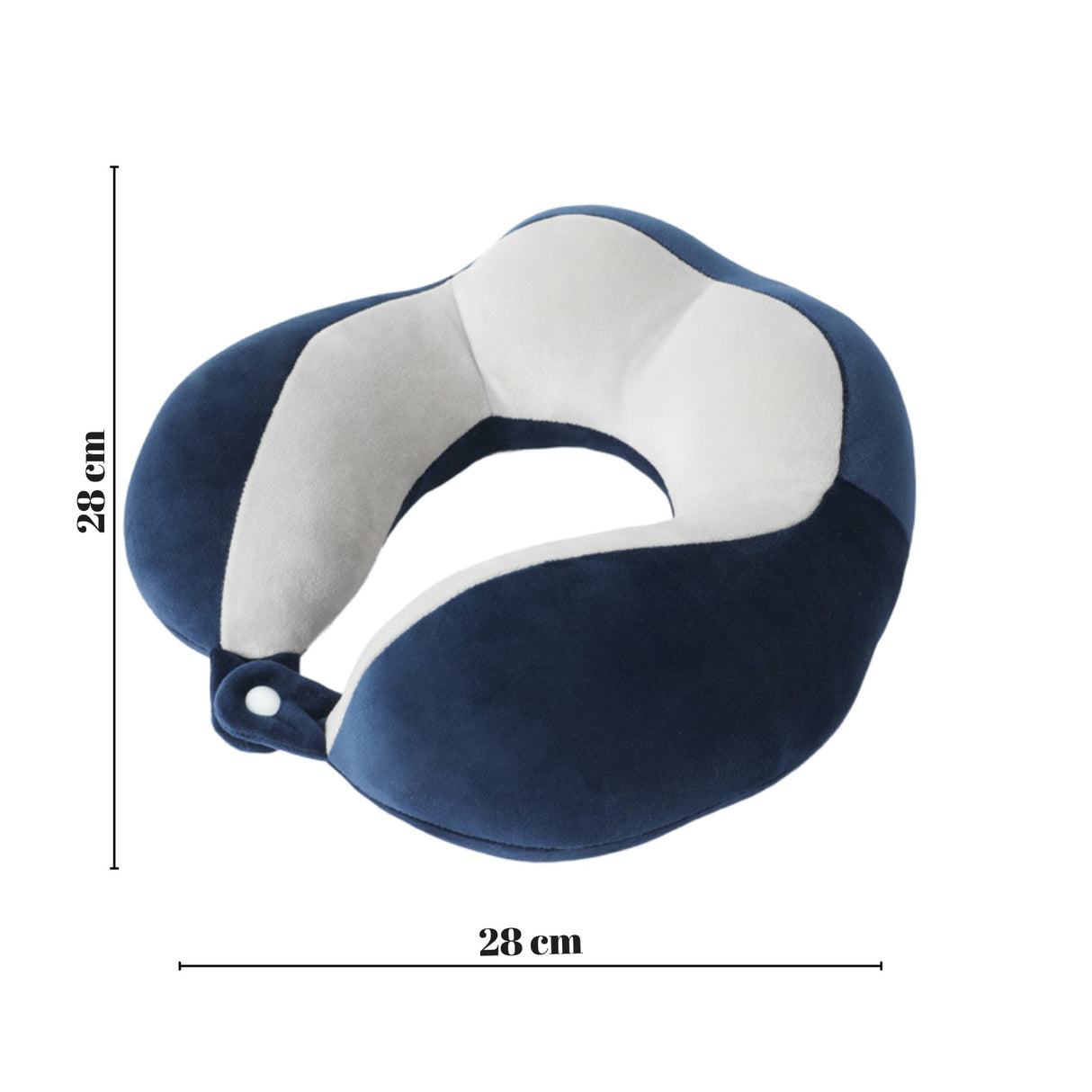 Perna De Voiaj Pentru Gat, Din Bumbac, 4 Cocoase Pentru Confort, Accesoriu De Voiaj, Birou, Masina, Sistem Prindere Capse