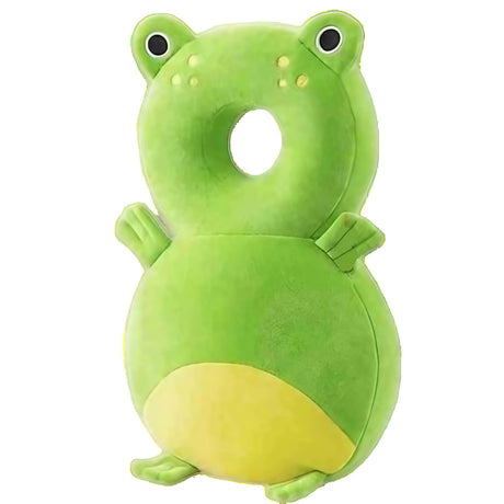 Perna tip Rucsac pentru Protectia Capului, Vivimall, Tetiera tip Broscuta, pentru Bebelusi, 33x6x19 cm, 180 g, Verde - vivimall.ro