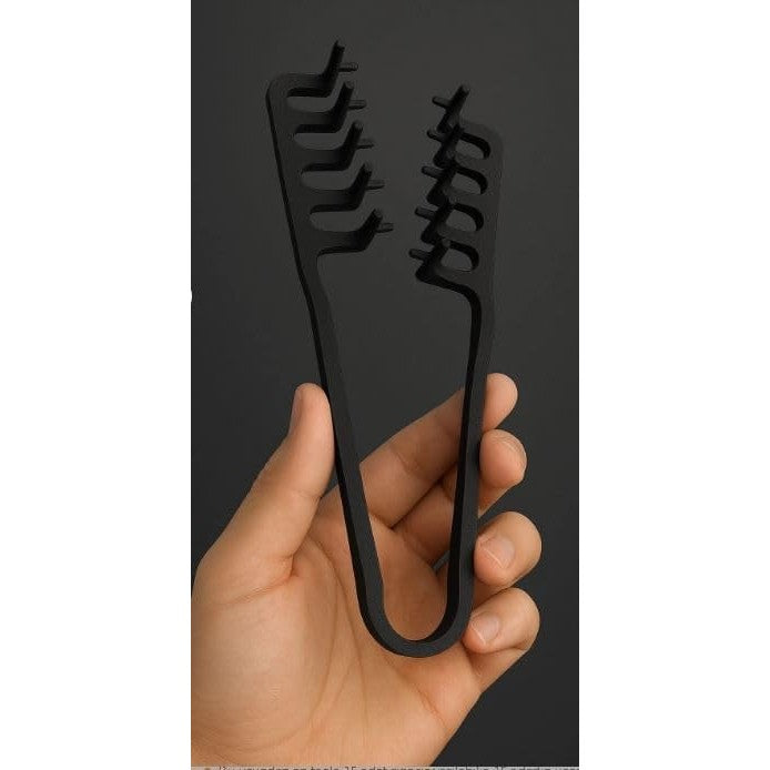 Pieptan de Volum, Vivimall, din ABS, pentru Femei/Barbati, 19 x 9 cm, Negru - vivimall.ro
