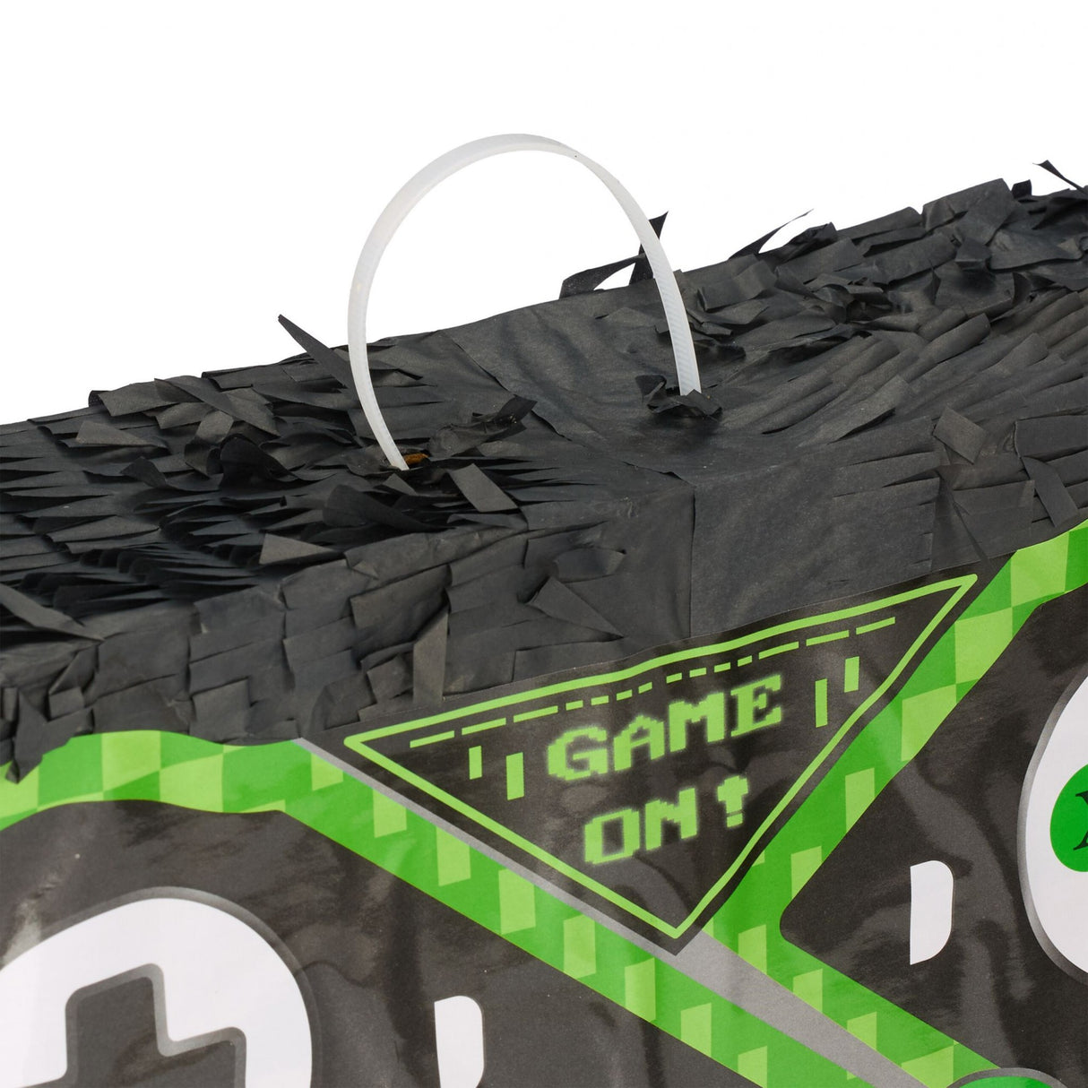 Pinata-Controler Gamepad pentru Petrecere, Flippy, din Hartie si Carton, Pinata pentru Petreceri, 42 x 28 x 8 cm, Negru - vivimall.ro