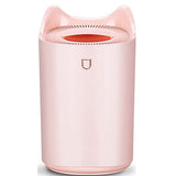 Umidificator cu duza dubla, Vivimall, de capacitate mare 3L, roz - vivimall.ro