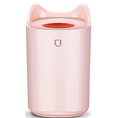Umidificator cu duza dubla, Vivimall, de capacitate mare 3L, roz - vivimall.ro