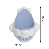 Pisoar pentru Baieti, Vivimall, 0-8 Ani, in Forma de Avion, Perie Inclusa, Montare pe Perete, Carlig Autoadeziv Inclus, 29 x 33.5 cm, Alb/Albastru - vivimall.ro