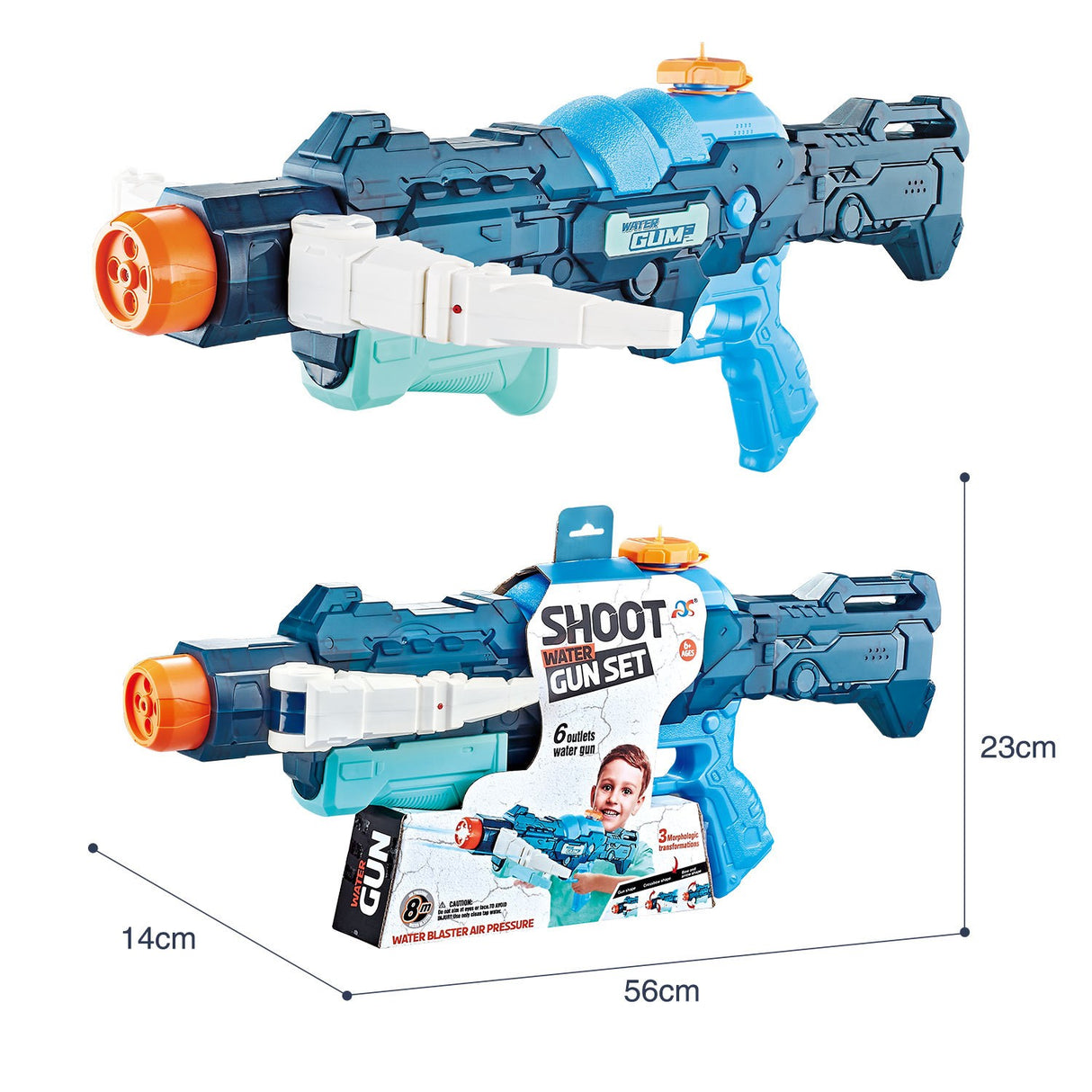 Pistol Cu Apa 4 Moduri De Stropire | SplashMax - vivimall.ro