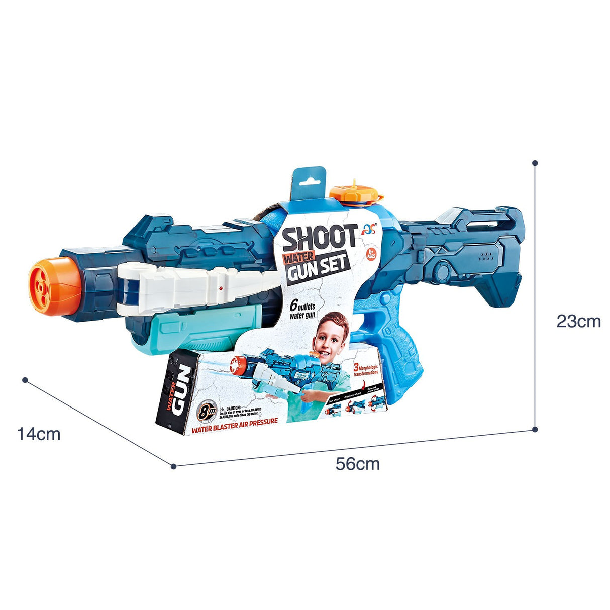 Pistol Cu Apa 4 Moduri De Stropire | SplashMax - vivimall.ro