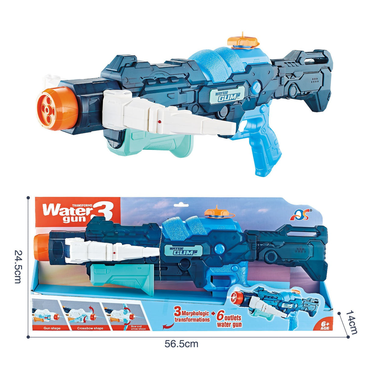 Pistol Cu Apa 4 Moduri De Stropire | SplashMax - vivimall.ro