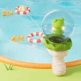 Pistol cu Apa pentru Copii, Vivimall, Multifunctional, Capacitate 250 mL, Model Broscuta, 15.6x8x8.6 cm, ABS, Verde - vivimall.ro