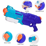 Pistol Cu Apa Pentru Copii, Rezervor De 1500 Ml, Maner De Transport, Pentru Piscina/Plaja, 3 Ani+, Bleumarin, Lungime 44 Cm - vivimall.ro