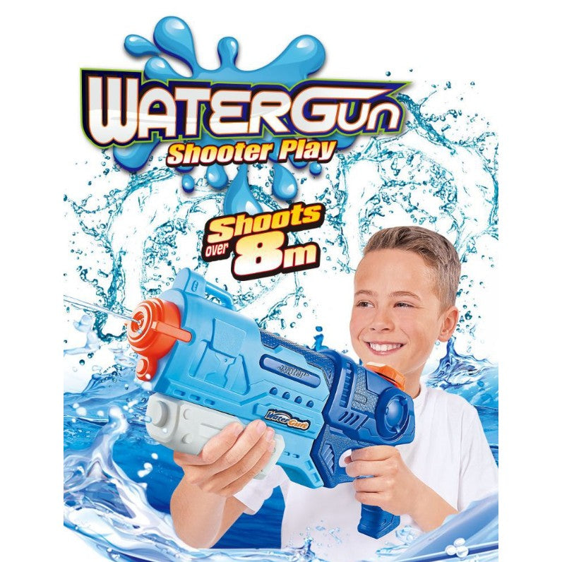 Pistol Cu Apa Pentru Copii, Rezervor, Pentru Piscina/Plaja, 6Ani+, Albastru, 990Ml - vivimall.ro