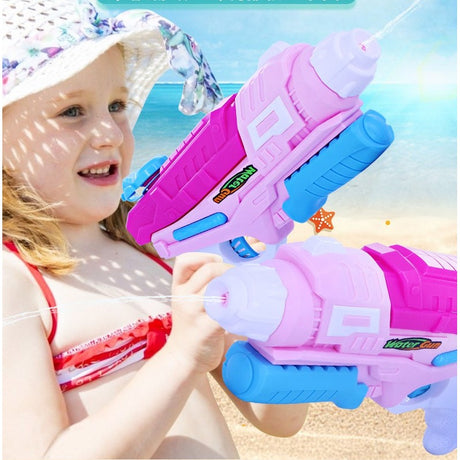 Pistol cu Apa pentru Copii, Rezervor, Pentru Piscina/Plaja, Vivimall, 6ani+,  Roz, 600ML - vivimall.ro