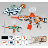 Mitraliera de jucarie electrica Vivimall cu bile de hidrogen de gel, gun bluster, tragere in rafala, varsta peste 6 ani, ochelari de protectie, 5000 de bile incluse, cablu de incarcare, 27x37 cm, M416, verde - vivimall.ro