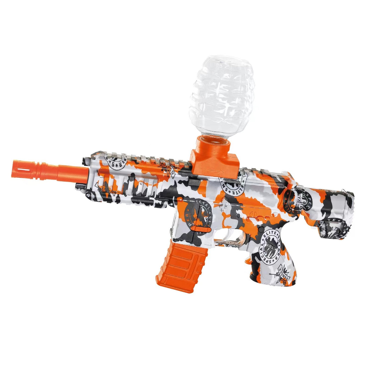 Mitraliera De Jucarie Electrica Cu Bile De Hidrogen De Gel, Gun Bluster, Tragere In Rafala, Varsta Peste 6 Ani, Ochelari De Protectie, 5000 De Bile Incluse, Cablu De Incarcare, M416
