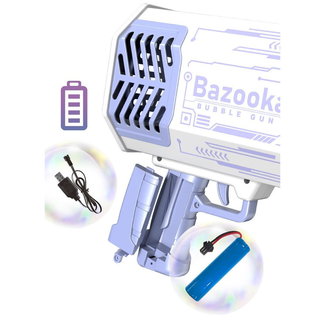 Pistol baloane sapun 69 gauri | BubbleStorm - vivimall.ro